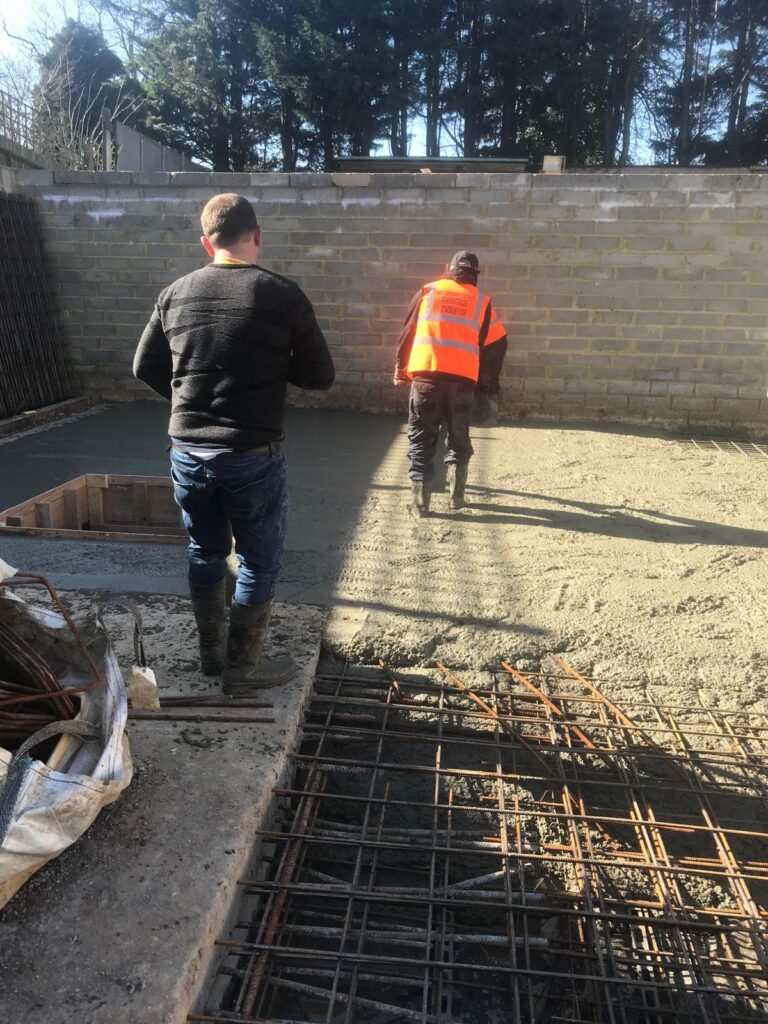 Finchley concrete frame start to finish