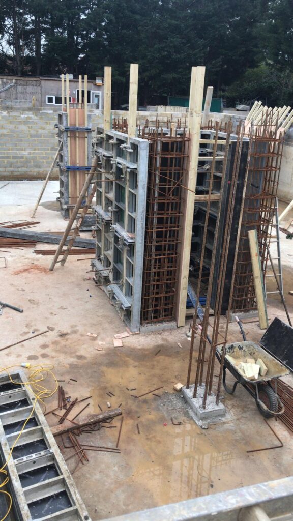 Finchley concrete frame start to finish