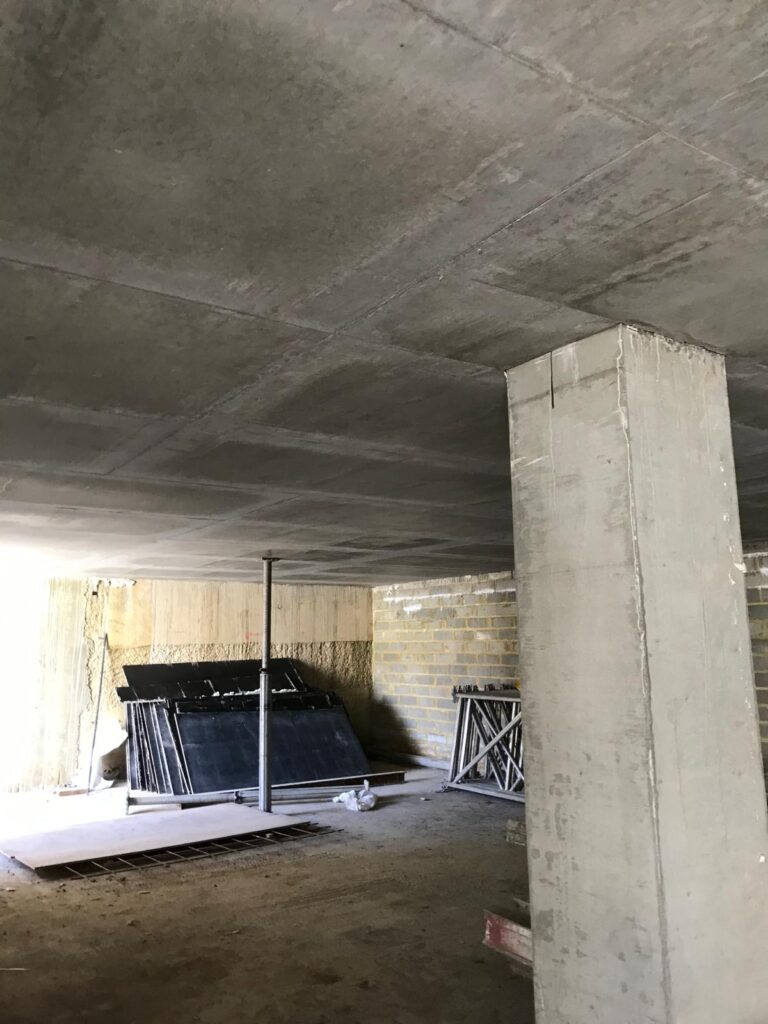 Finchley concrete frame start to finish